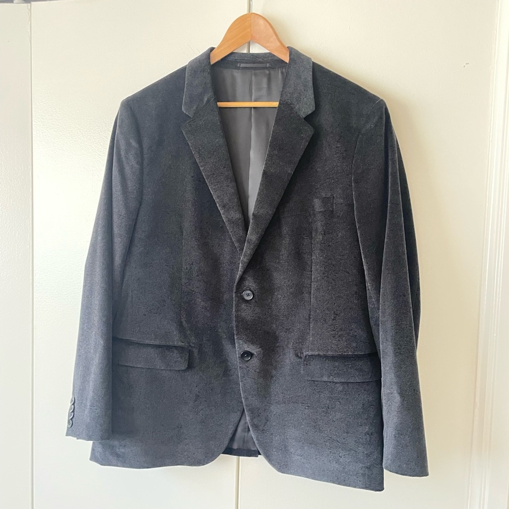 Vintage THEORY Velvet Blazer Jacket Men’s Xylo NP Size 44R